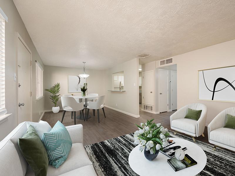 Living Room | Monterey Manor Apartments