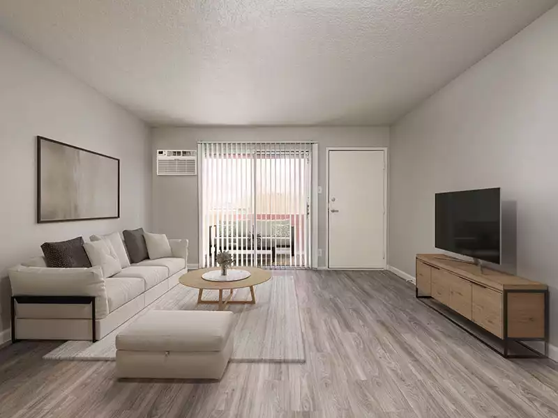 Living Room | Theta Apartments