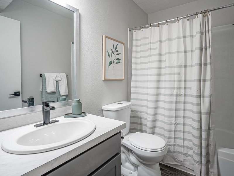 Apartment Bathroom | The Overlook in Albuquerque, NM