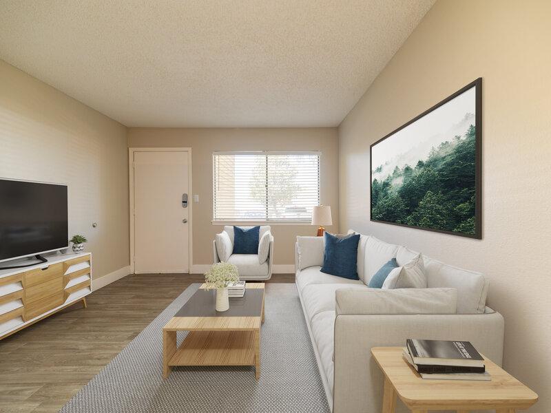 Living Room | Tesota Four Hills Apartments in Albuquerque, NM