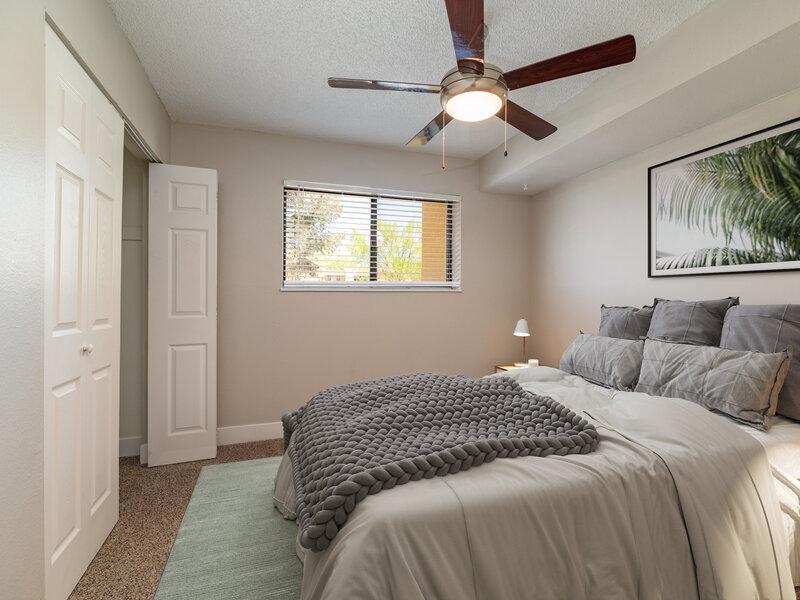 Bedroom - Furnished | Tesota Midtown Apartments in Albuquerque, NM