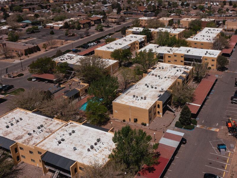 Aerial View of Apartments | Tesota Midtown Apartments in Albuquerque, NM