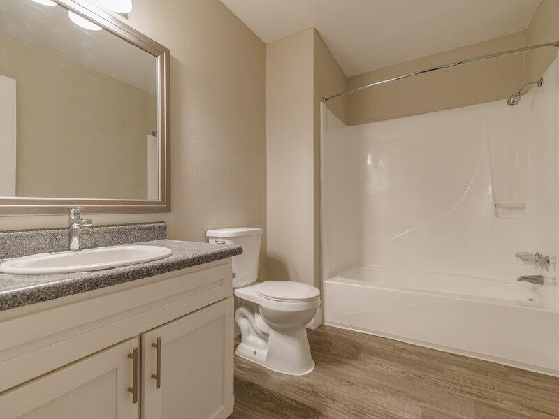 Bathroom | Tesota Midtown Apartments in Albuquerque, NM