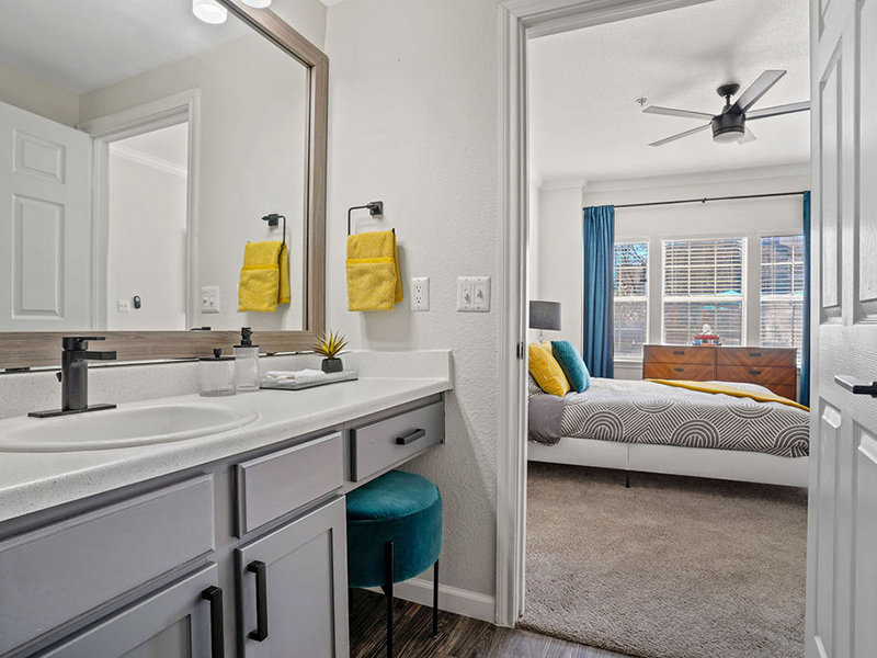 Bathroom and Bedroom | Prisma Apartments