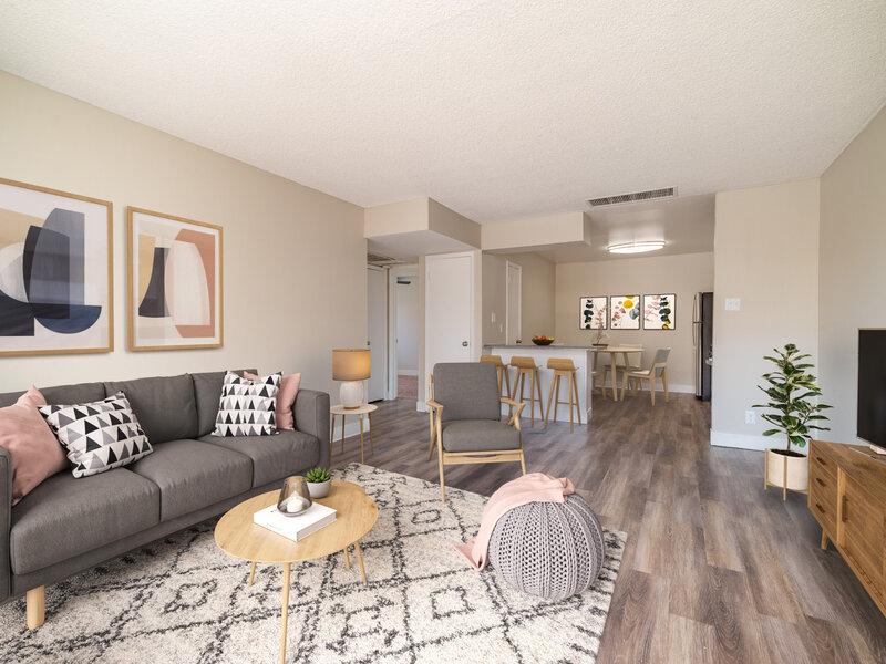 Living Room | Tesota Morningside Apartments in Albuquerque, NM