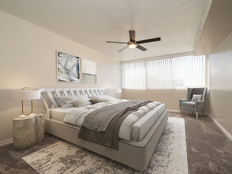 Model Bedroom | The Landmark in Albuquerque, NM