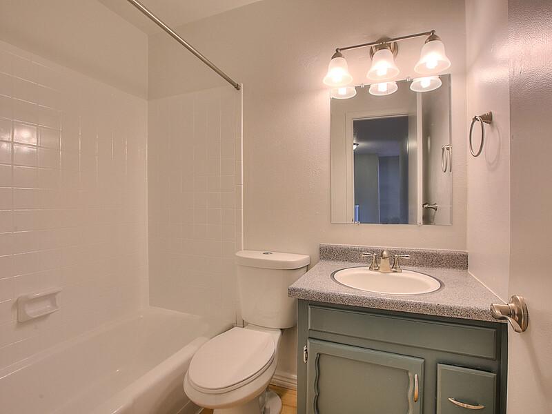 Bathroom | Chelsea Village Apartments in Albuquerque, NM