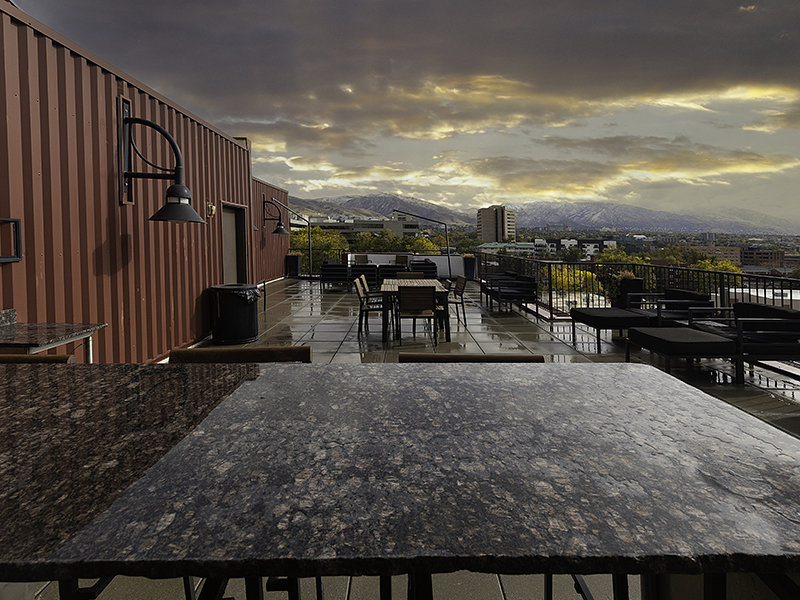 Rooftop Terrace | Lotus Apartments in Salt Lake City, UT