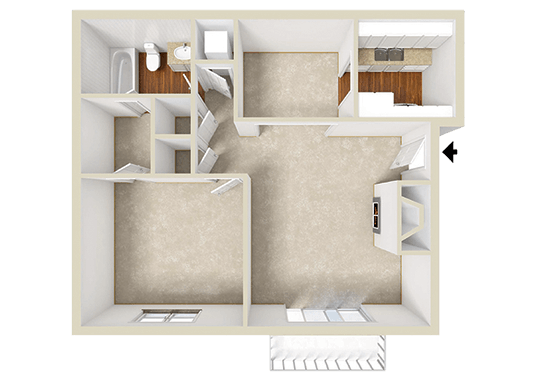 Floorplan for Inverness Lakes Apartments