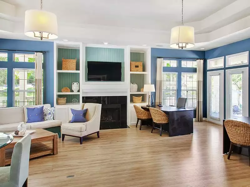 Clubhouse Interior | Inverness Lakes Apartments in Mobile, AL