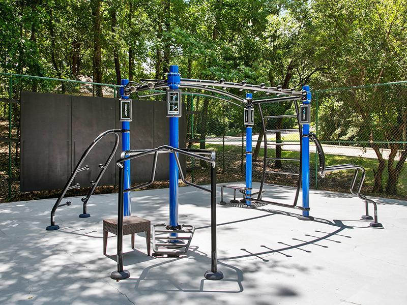 Outdoor Fitness Area | Inverness Lakes Apartments in Mobile, AL