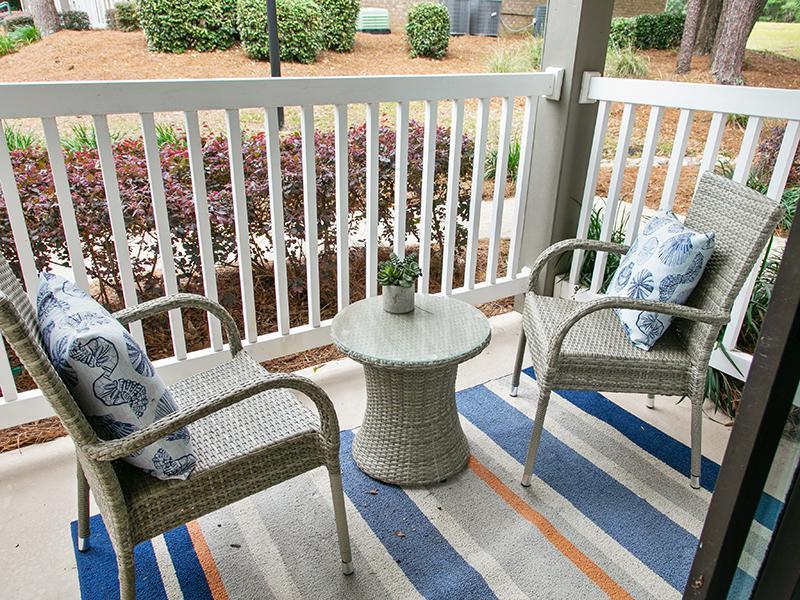 Patio | Inverness Lakes Apartments in Mobile, AL