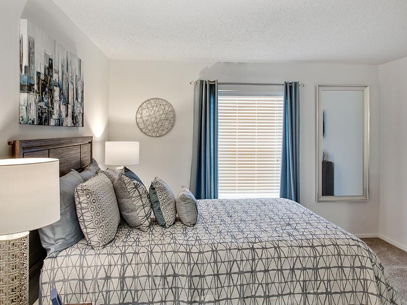 Furnished Bedroom | Inverness Lakes Apartments in Mobile, AL