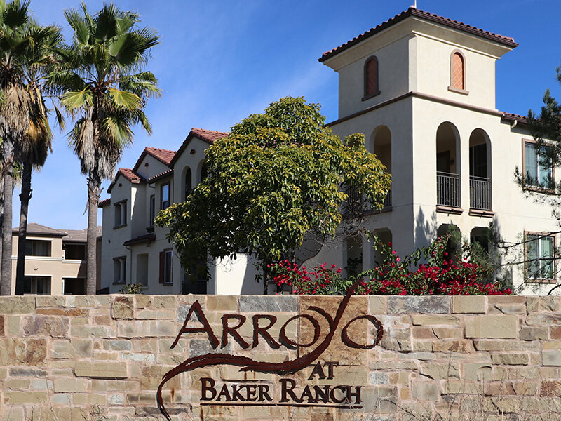 Apartment Sign | The Arroyo at Baker Ranch