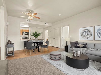 Model Front Room | Wasatch Pointe Apartments