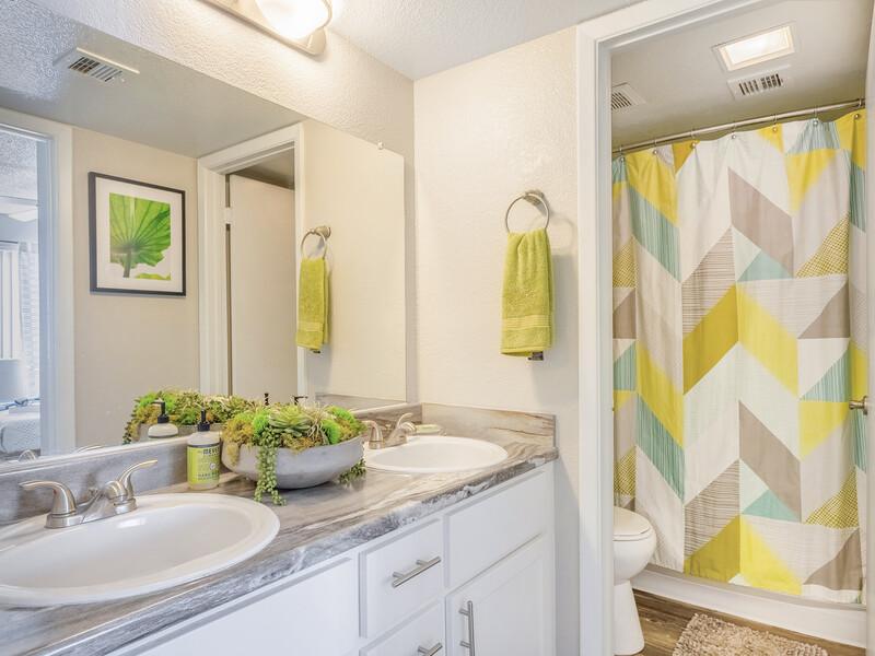 Bathroom | Omnia on 8th Apartments in Tempe, AZ