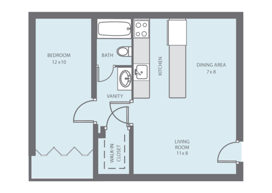 Floorplan for Emerson Park Apartment Homes Apartments