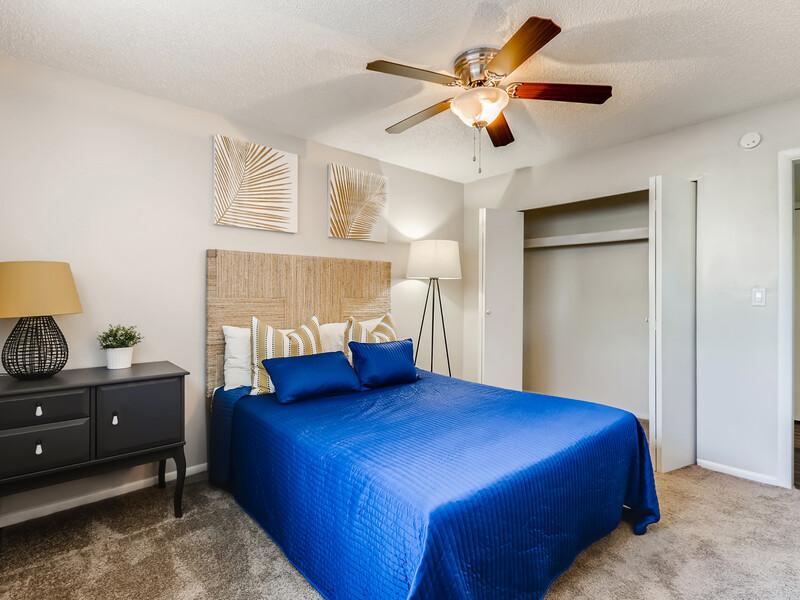 Furnished Bedroom | Emerson Park Apartment Homes in Tempe, AZ