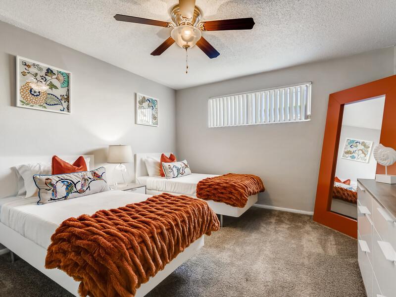 Bedroom | Omnia McClintock Apartments in Tempe, AZ