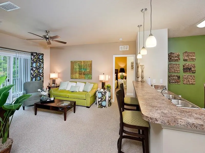Open Living Room | The Park at Southwood Apartments Tallahassee