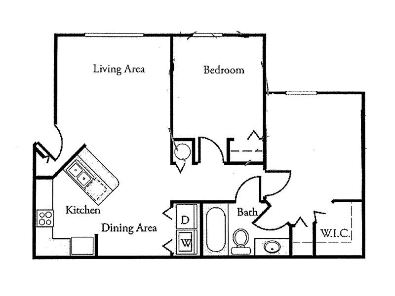 Phoenix Apartments Floor Plan 2 Bedroom