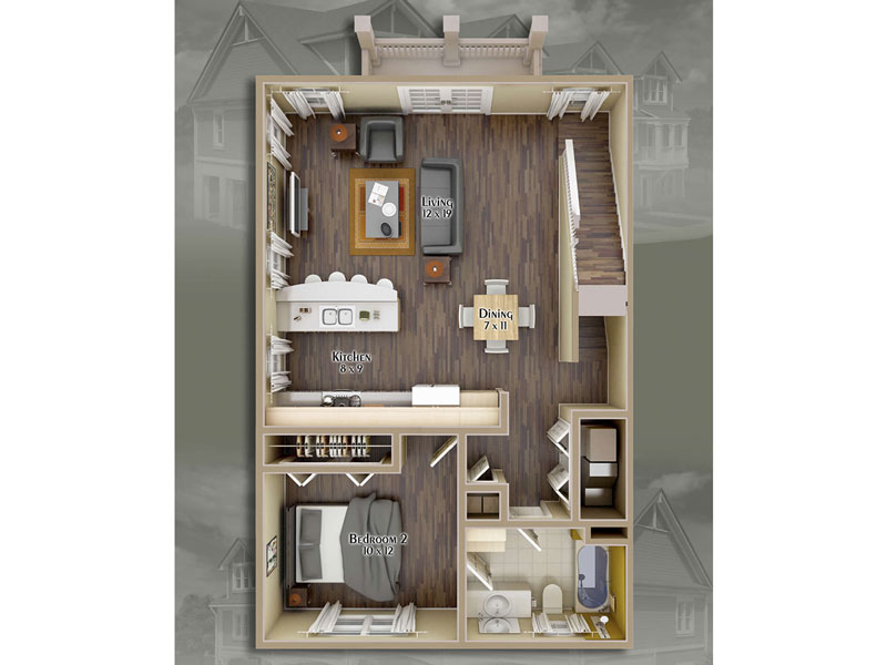 Hayden Commons Apartments Floor Plan 4 Bedroom 4 Bath