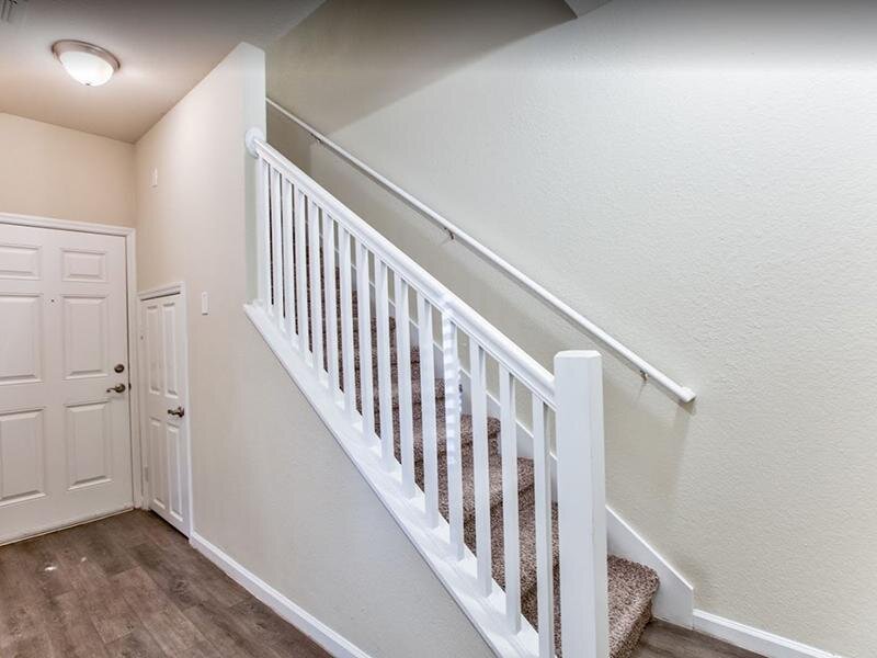 Living Room & Stairs | Hayden Commons Tallahassee 