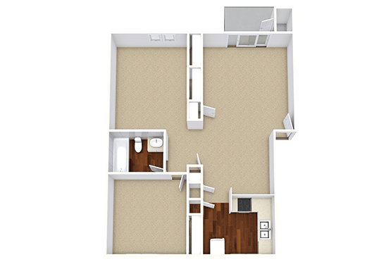 Floorplan for Cordova Regency Apartments