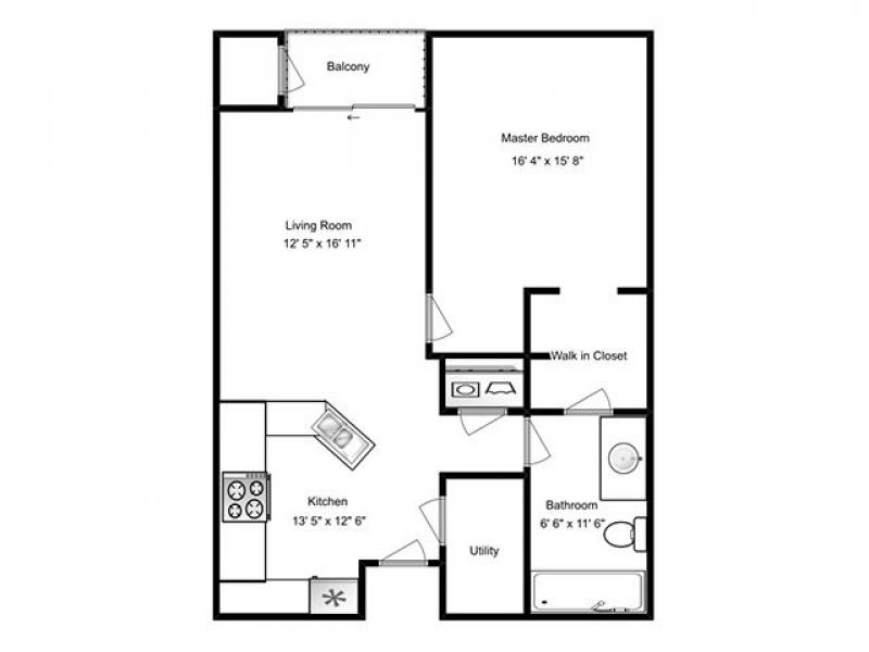 View floor plan image of Balta Deluxe apartment available now