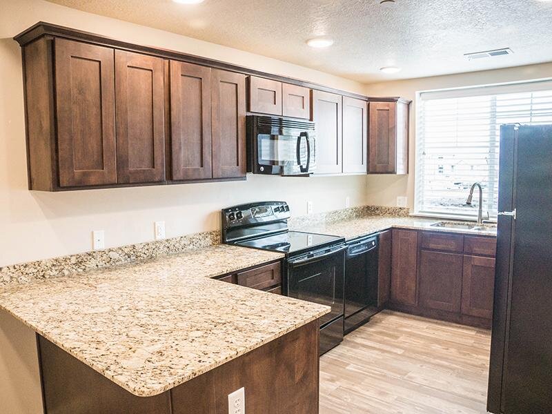 Kitchen | Avalon Senior Apartments in Lindon, UT