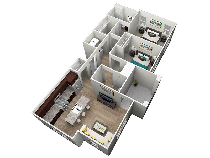2x2-903 Floorplan at Portola Centennial Hills