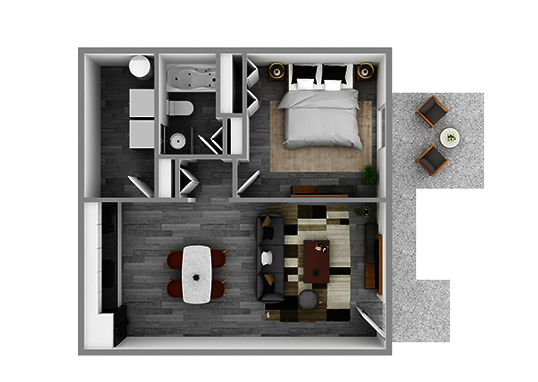 3237 Yancey Apartments Floorplan