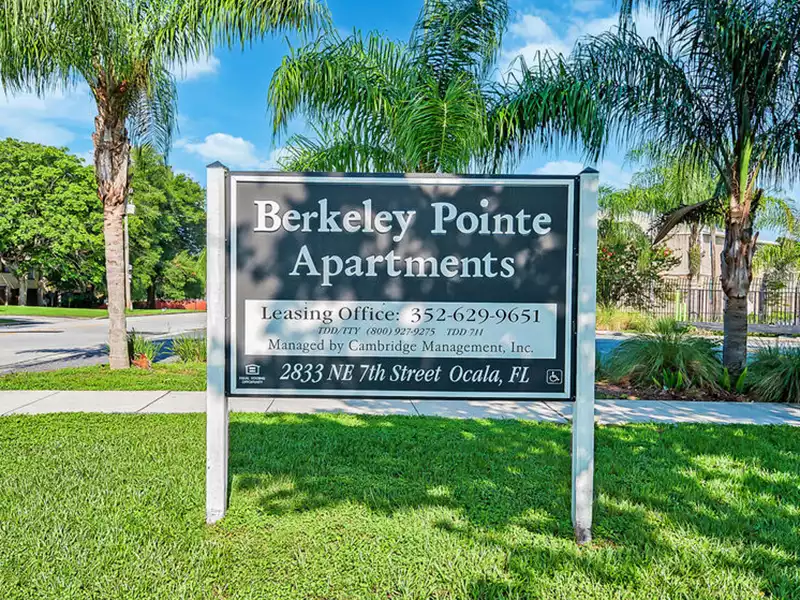 Monument Sign | Berkeley Pointe Apartments