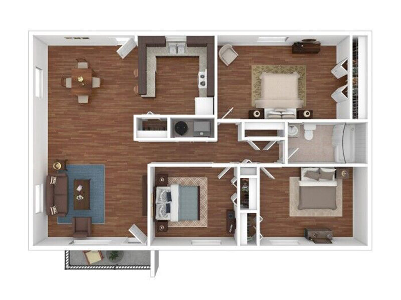 Apartments in Fort Pierce, FL Floor Plans at Orangewood Village