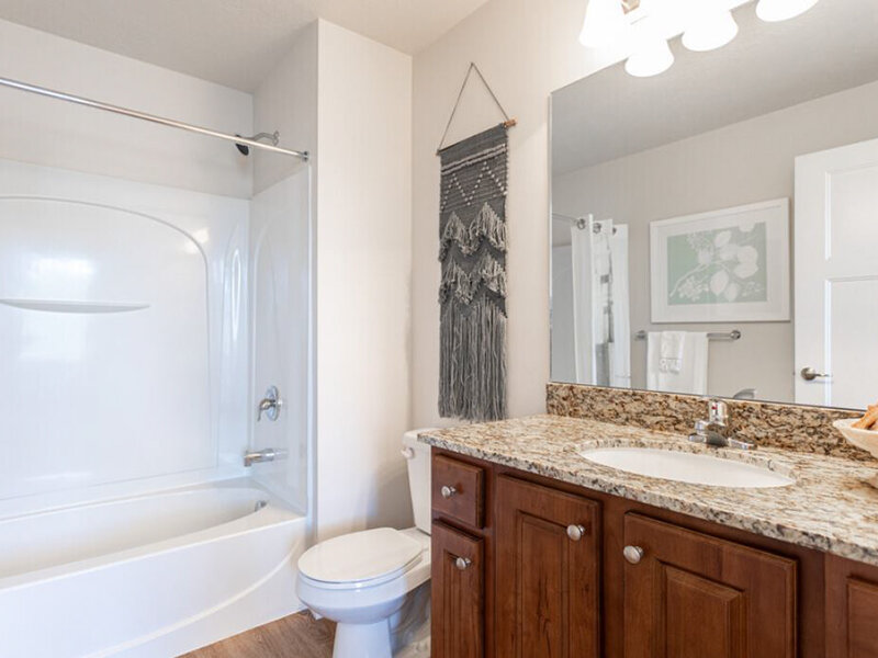 Bathroom Vanity | Cresthaven Apartments