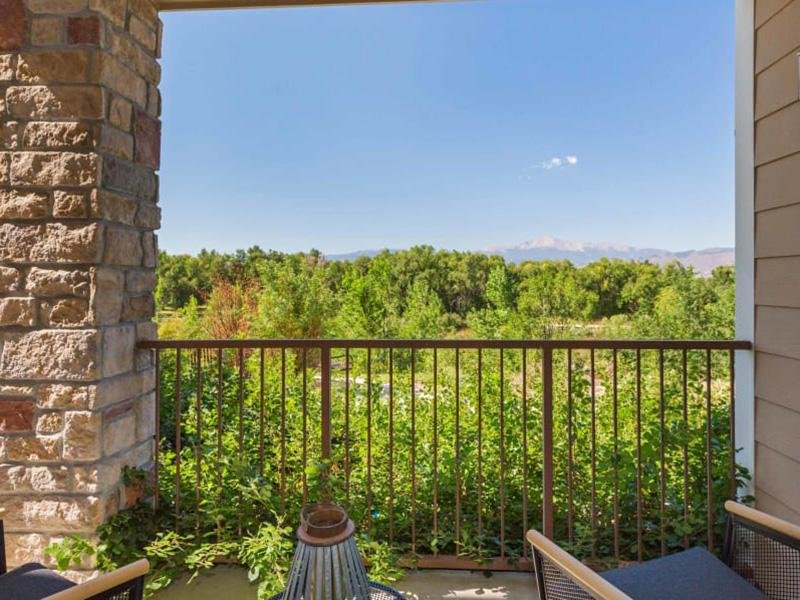 Balcony View | Peaks at Woodmen Apartments in Colorado Springs, CO