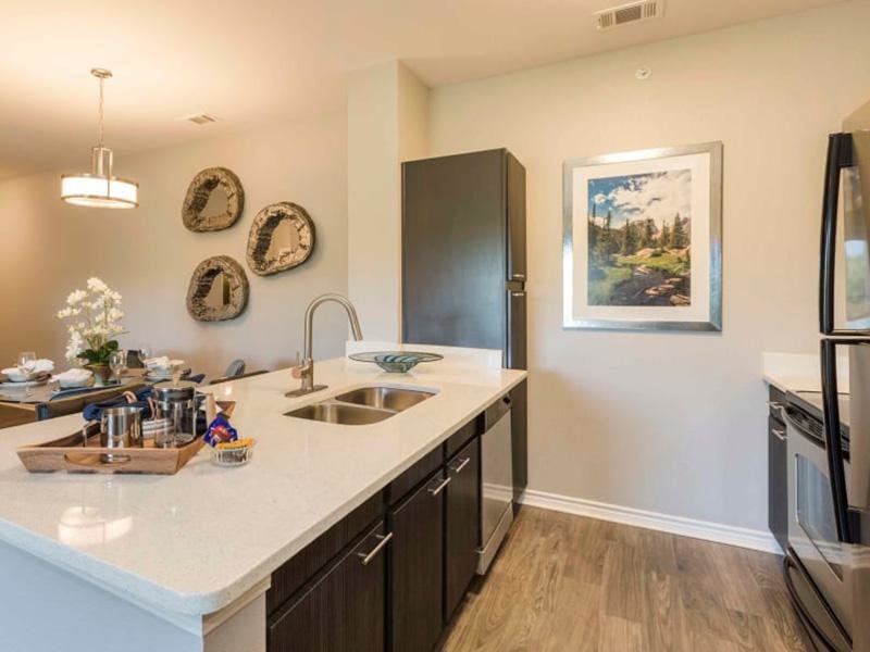 Fully Equipped Kitchen | Peaks at Woodmen Apartments 