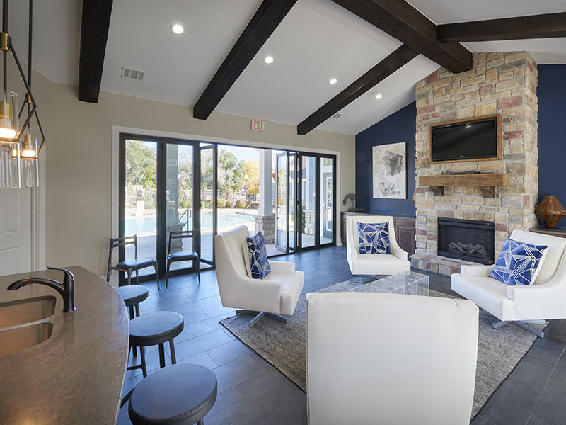 Clubhouse Lobby | Peaks at Woodmen Apartments in Colorado Springs, CO