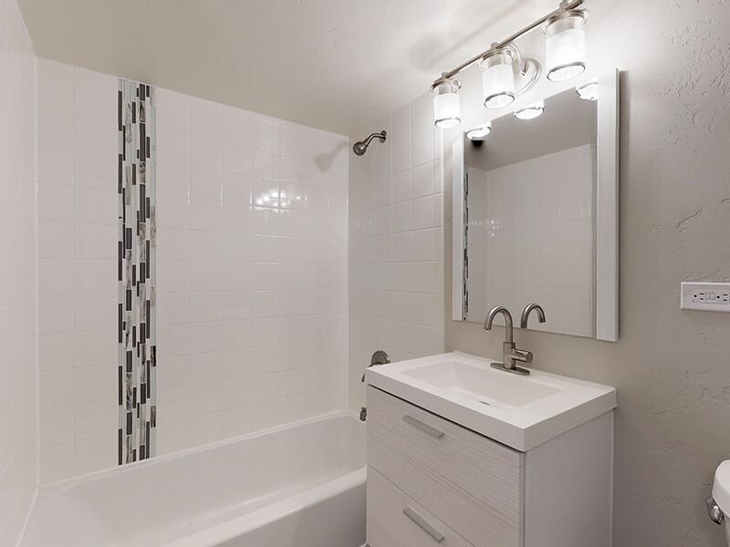 Bathroom | Park 16 Apartments in Aurora, CO