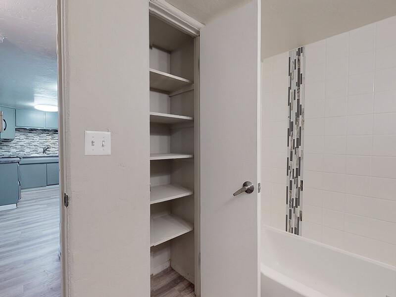Bathroom Closet | Park 16 Apartments in Aurora, CO
