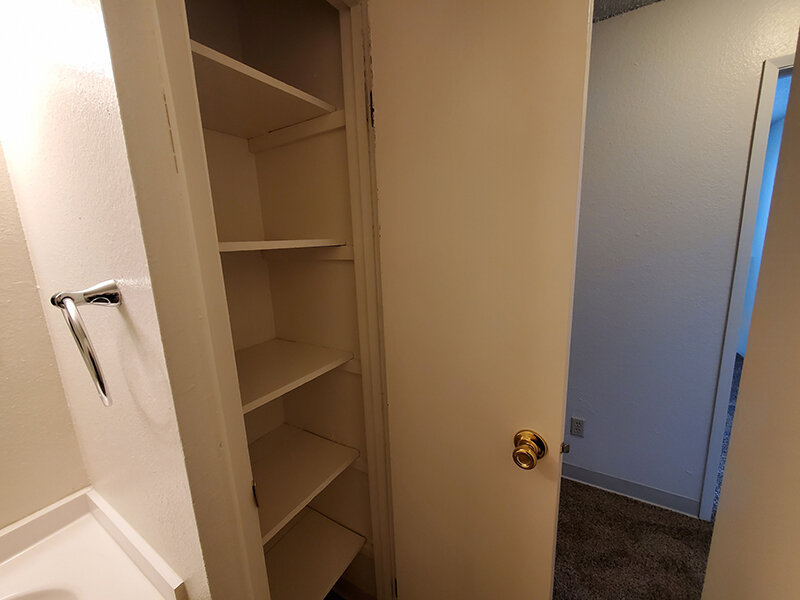 Linen Closet | Parkwood Place in Greenly, CO