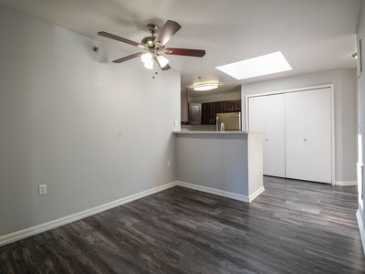 Front Room and Dining Area | The Perch on 52nd Apartments