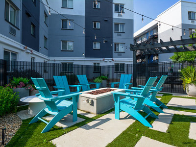 Fire Pit | The Perch on 52nd Apartments