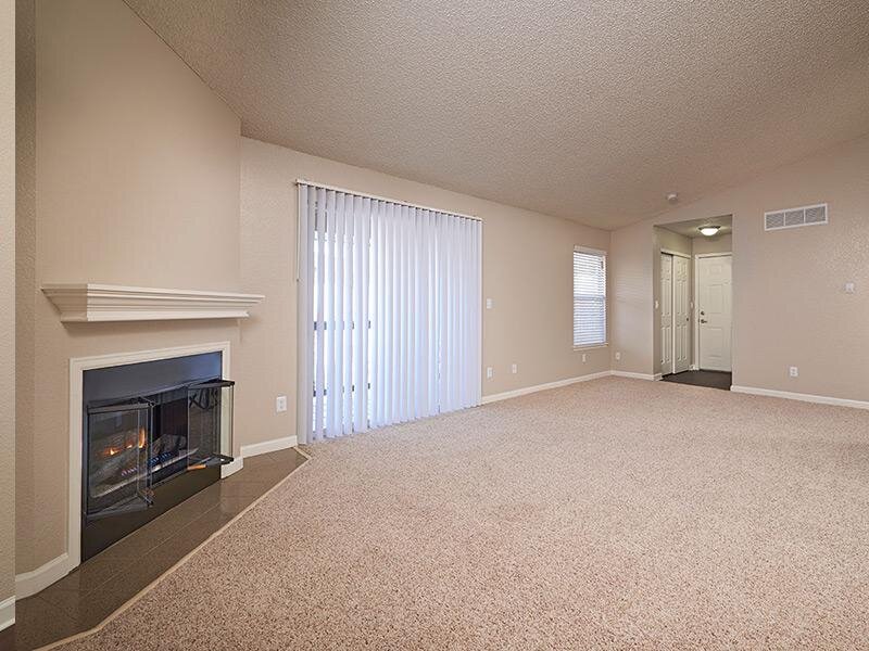 Fireplace | Arapahoe Club Apartments in Denver, UT