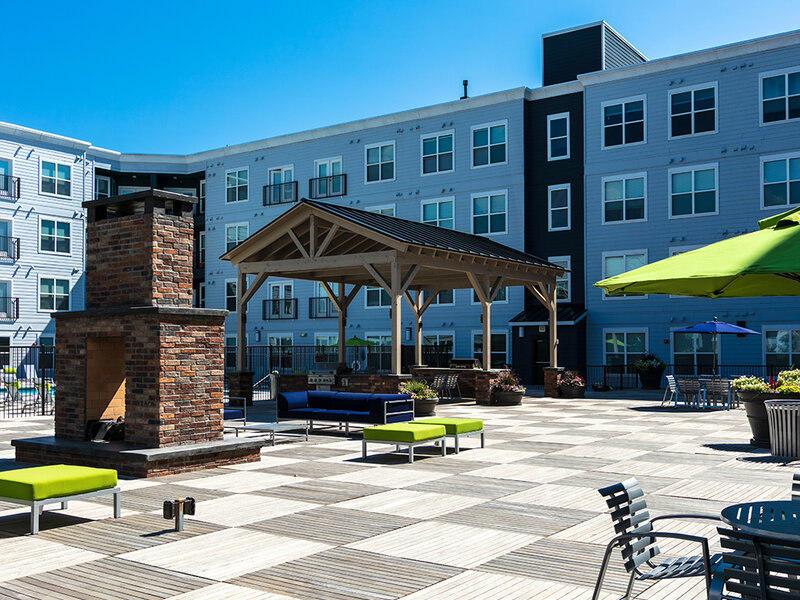 Fire Pit and Pavilion | Lincoln Place