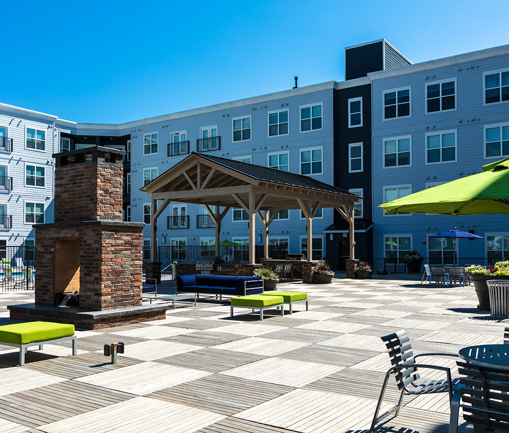 Fire Pit and Pavilion | Lincoln Place