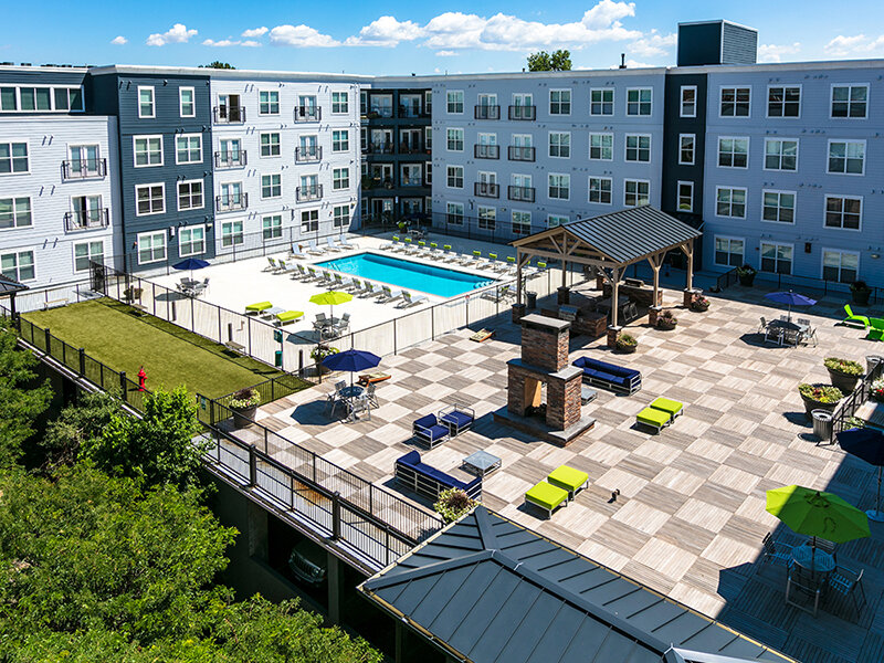 Aerial Pool | Lincoln Place