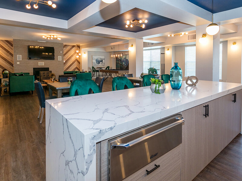 Community Lounge with Kitchen | Lincoln Place