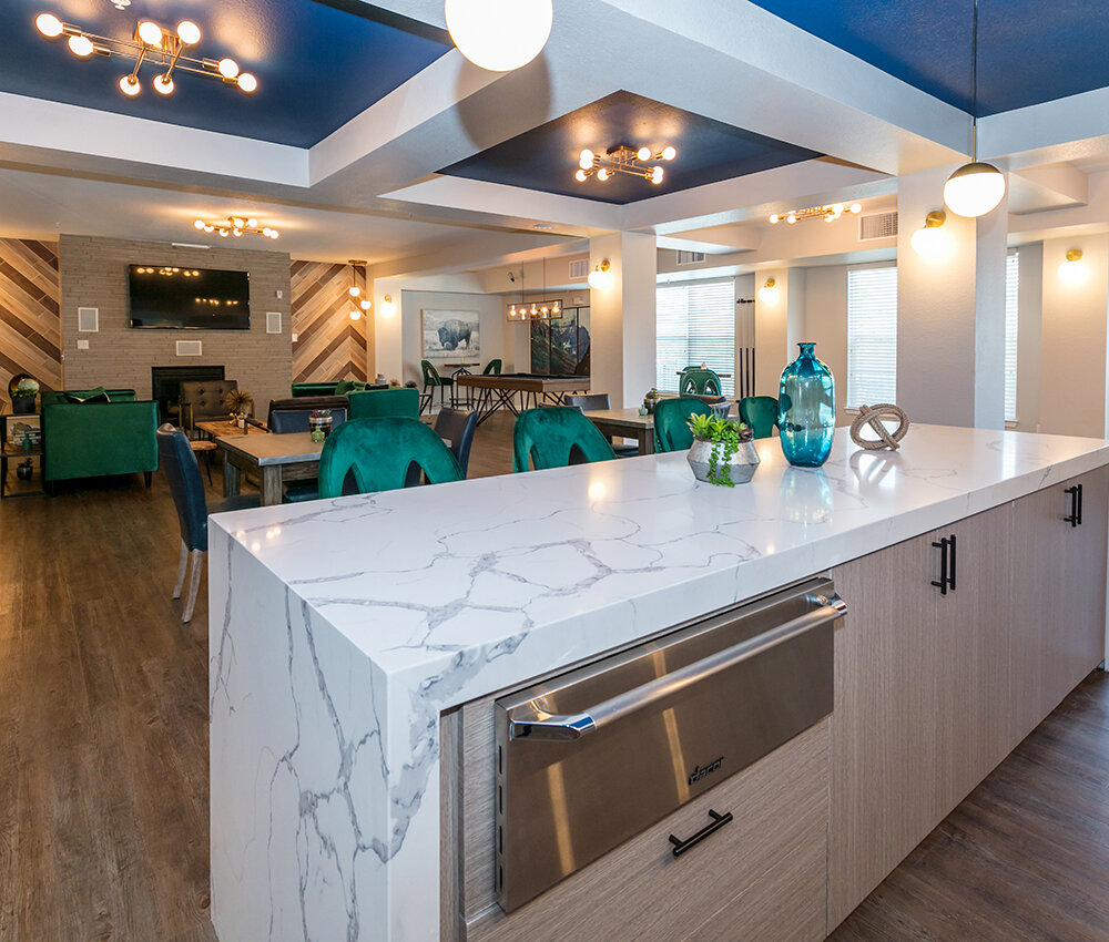 Community Lounge with Kitchen | Lincoln Place