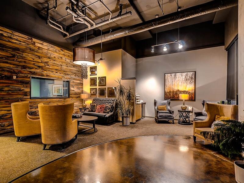 Clubhouse Interior Lounge | Lincoln Place Apartments in Loveland, CO